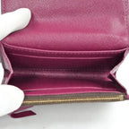 Louis Vuitton Porte Monnaie Rosalie Fuchsia Bifold Wallet Coin Case — view 8