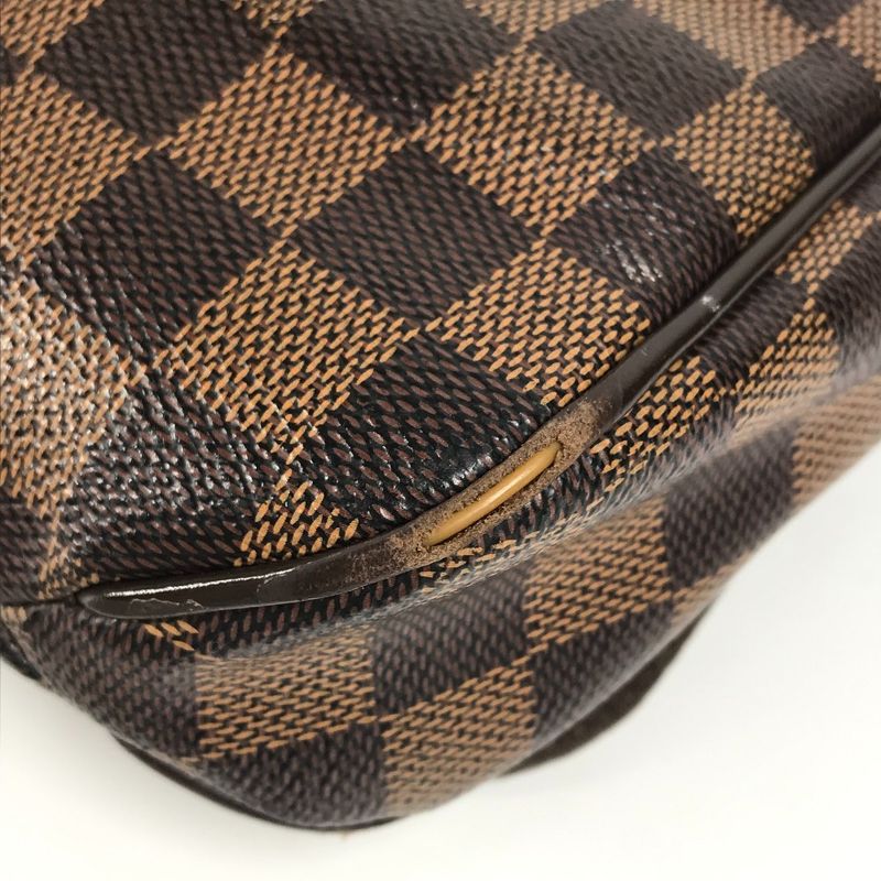 Louis Vuitton Shoulder Bag District PM Damier Canvas Ebene Brown — view 6