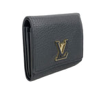 Louis Vuitton Wallet Portefeuille Capucines Tiny Noir — view 2