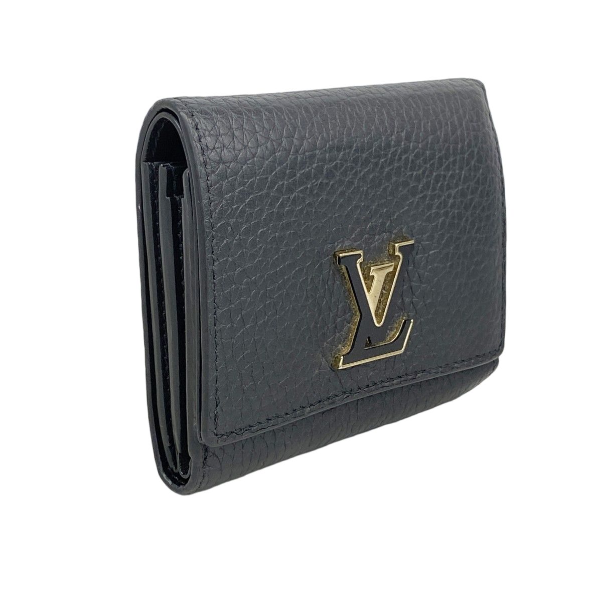 Louis Vuitton Wallet Portefeuille Capucines Tiny Noir — view 2