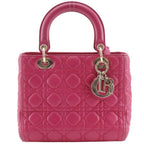 Dior Christian Cannage Lambskin Pink Handbag