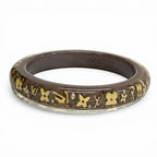 Louis Vuitton Bracelet Ankle John TPM Monogram Bangle Clear Brown Gold Handbag — view 4