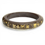 Louis Vuitton Bracelet Ankle John TPM Monogram Bangle Clear Brown Gold Handbag — view 5