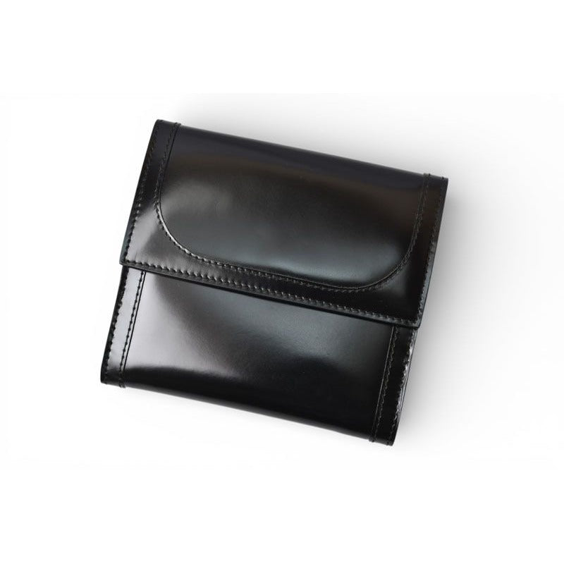 Gucci Wallet Vintage Folding Enamel Black — view 3