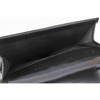 Gucci Wallet Vintage Folding Enamel Black — view 9