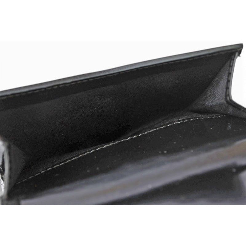 Gucci Wallet Vintage Folding Enamel Black — view 9