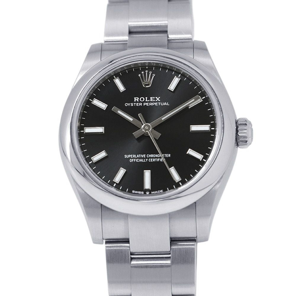 Rolex Oyster Perpetual 31 Roulette Watch Black Dial
