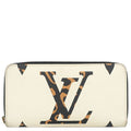 Louis Vuitton Wallet Zippy Monogram Canvas Giant Yvoire Gold Zebra