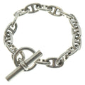 Hermes Vintage Chaine D'ancre PM 16 Frames Cursive Engraving Bracelet