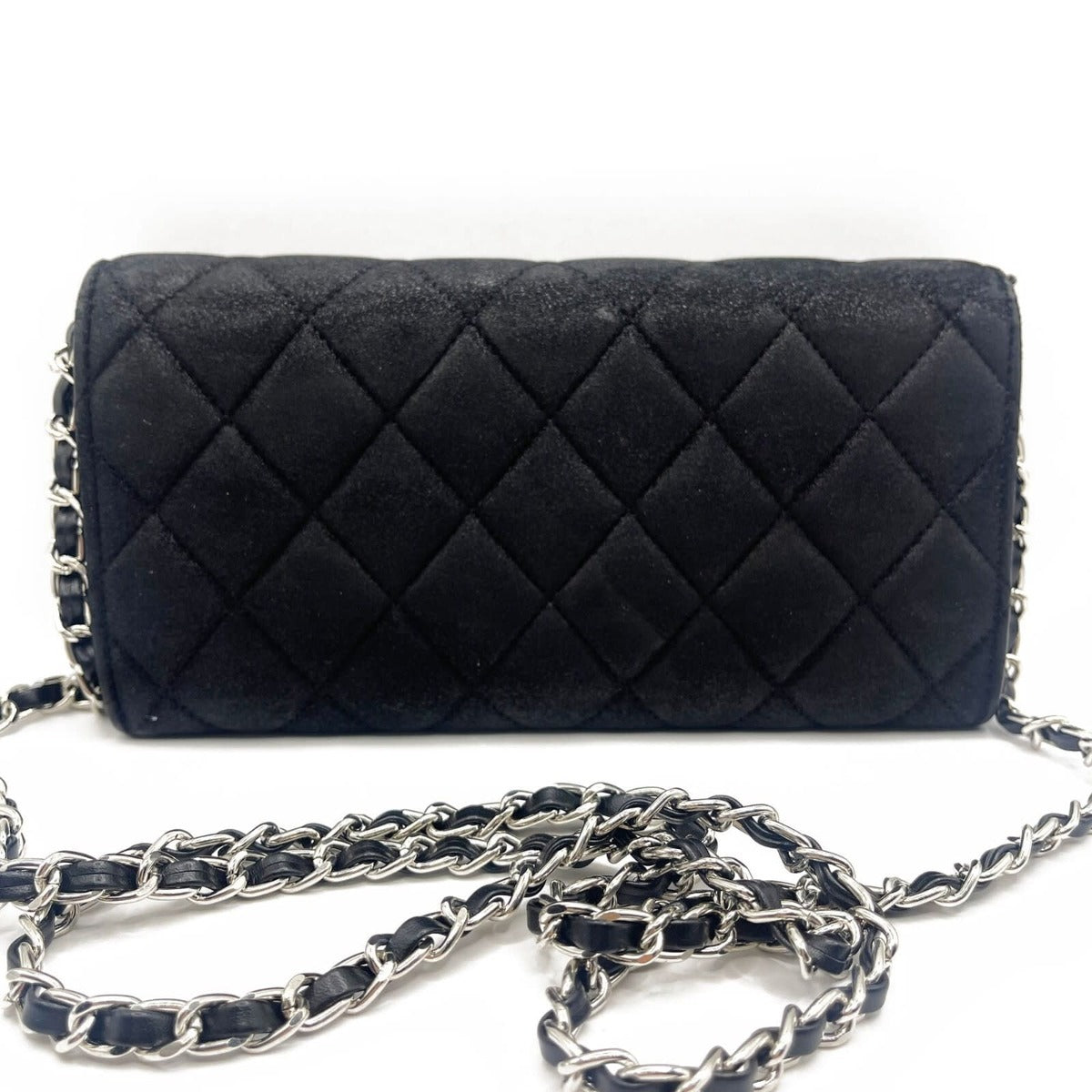 Chanel CC Wild Stitch Lambskin Wallet on Chain Shoulder Crossbody — view 2
