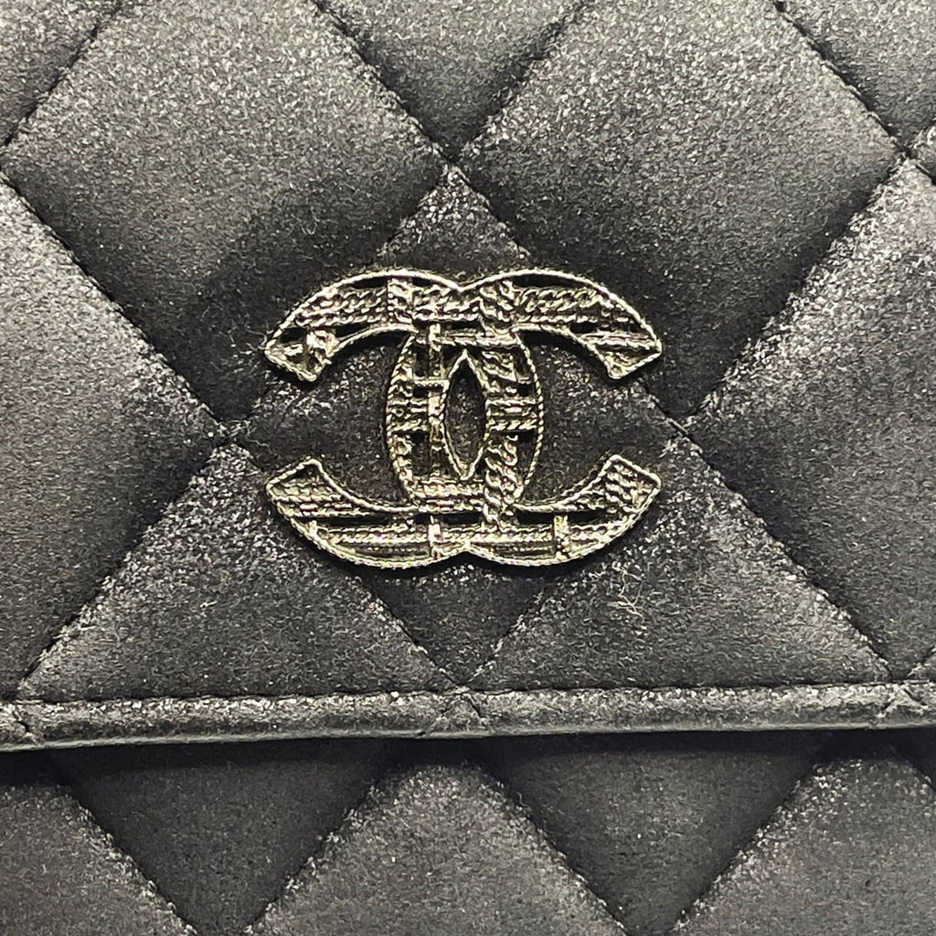 Chanel CC Wild Stitch Lambskin Wallet on Chain Shoulder Crossbody — view 4