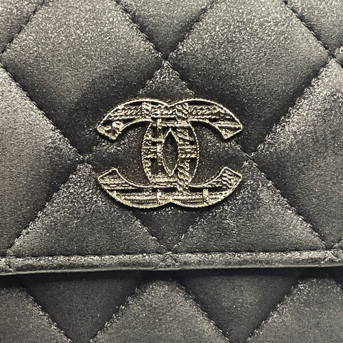 Chanel CC Wild Stitch Lambskin Wallet on Chain Shoulder Crossbody — view 4