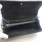Chanel CC Wild Stitch Lambskin Wallet on Chain Shoulder Crossbody — view 9