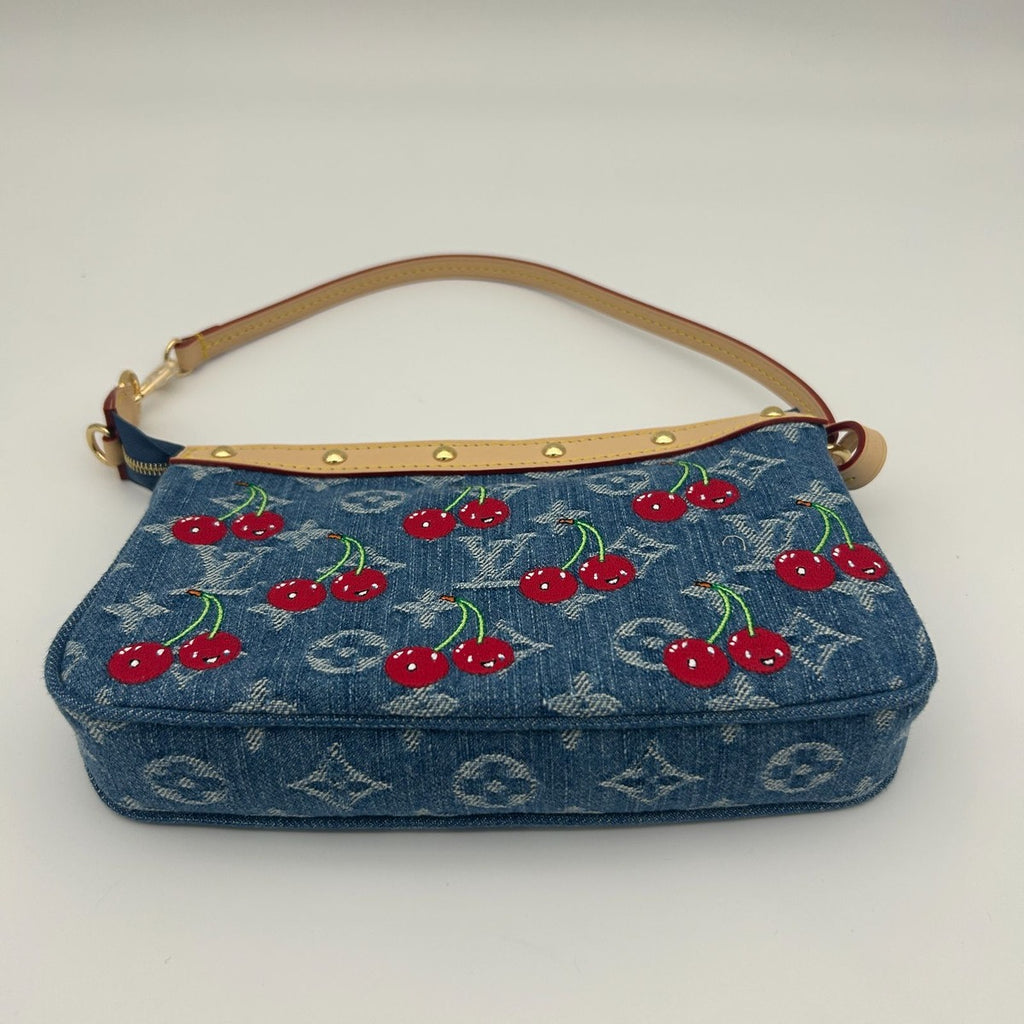 Louis Vuitton LV TM Pochette Shoulder Bag Monogram Cherry — view 7