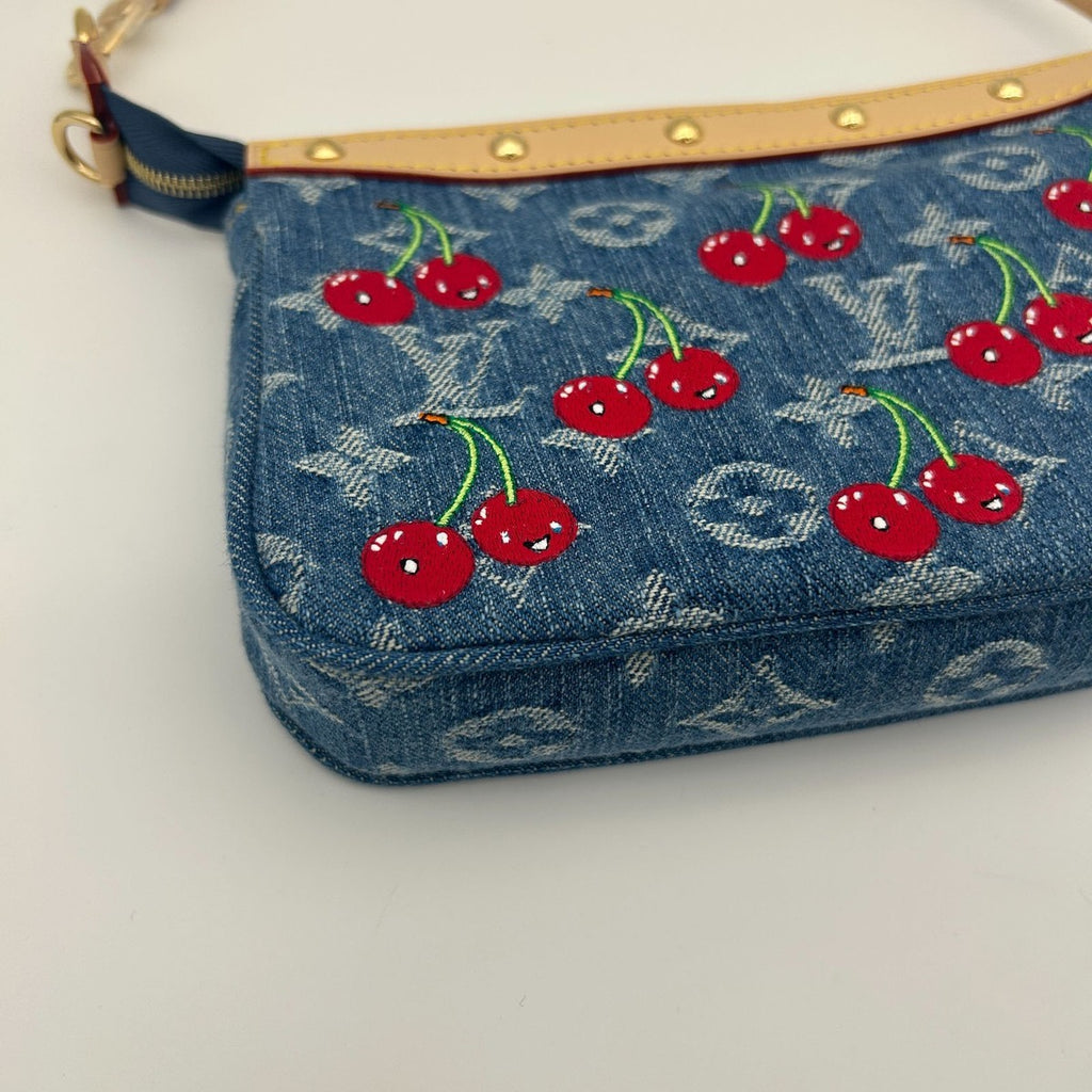 Louis Vuitton LV TM Pochette Shoulder Bag Monogram Cherry — view 8
