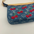 Louis Vuitton LV TM Pochette Shoulder Bag Monogram Cherry — view 8