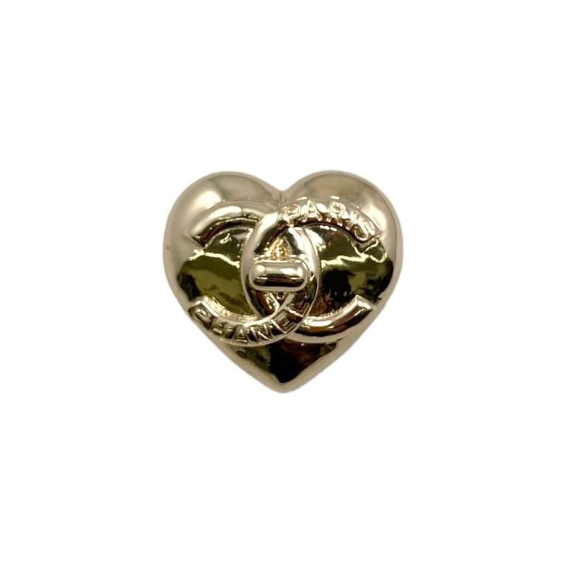 Chanel Brooch Heart Motif Ab9129