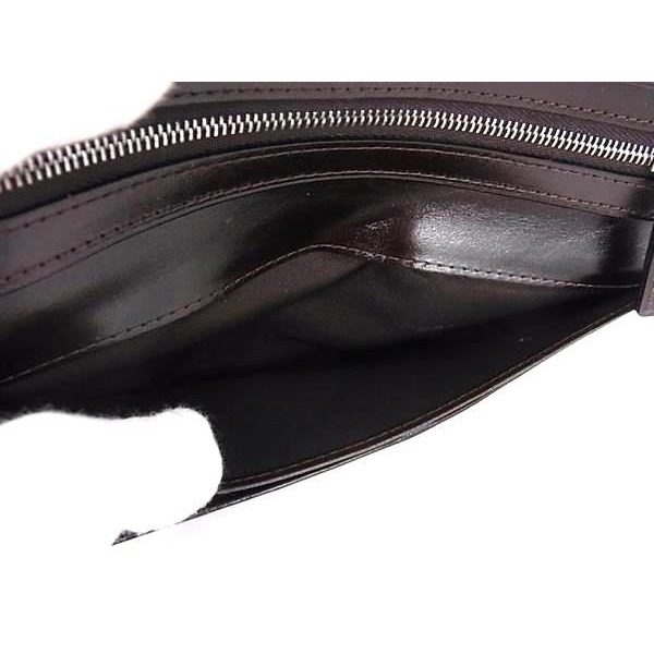 Fendi Zucca Pattern Canvas Bifold Wallet Billfold Coin Purse Brown — view 4