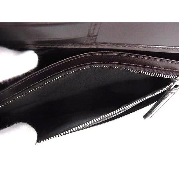 Fendi Zucca Pattern Canvas Bifold Wallet Billfold Coin Purse Brown — view 5