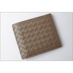 Bottega Veneta Wallet Fold Over Intrecciato Khaki — view 2