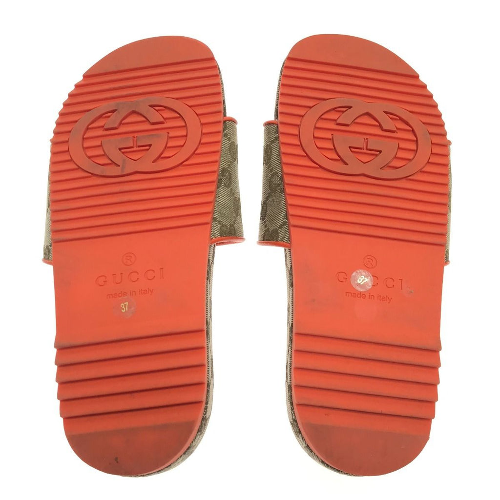 Gucci Sandals 37 Orange Brown — view 6