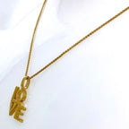 Saint Laurent Love Necklace Gold Y1500 — view 5