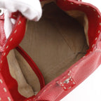 Fendi Selleria Leather Red Handbag — view 6