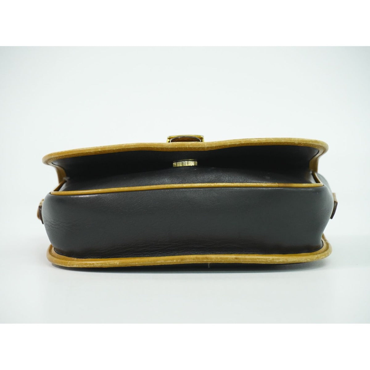 Celine Leather Shoulder Bag Pochette Black — view 3