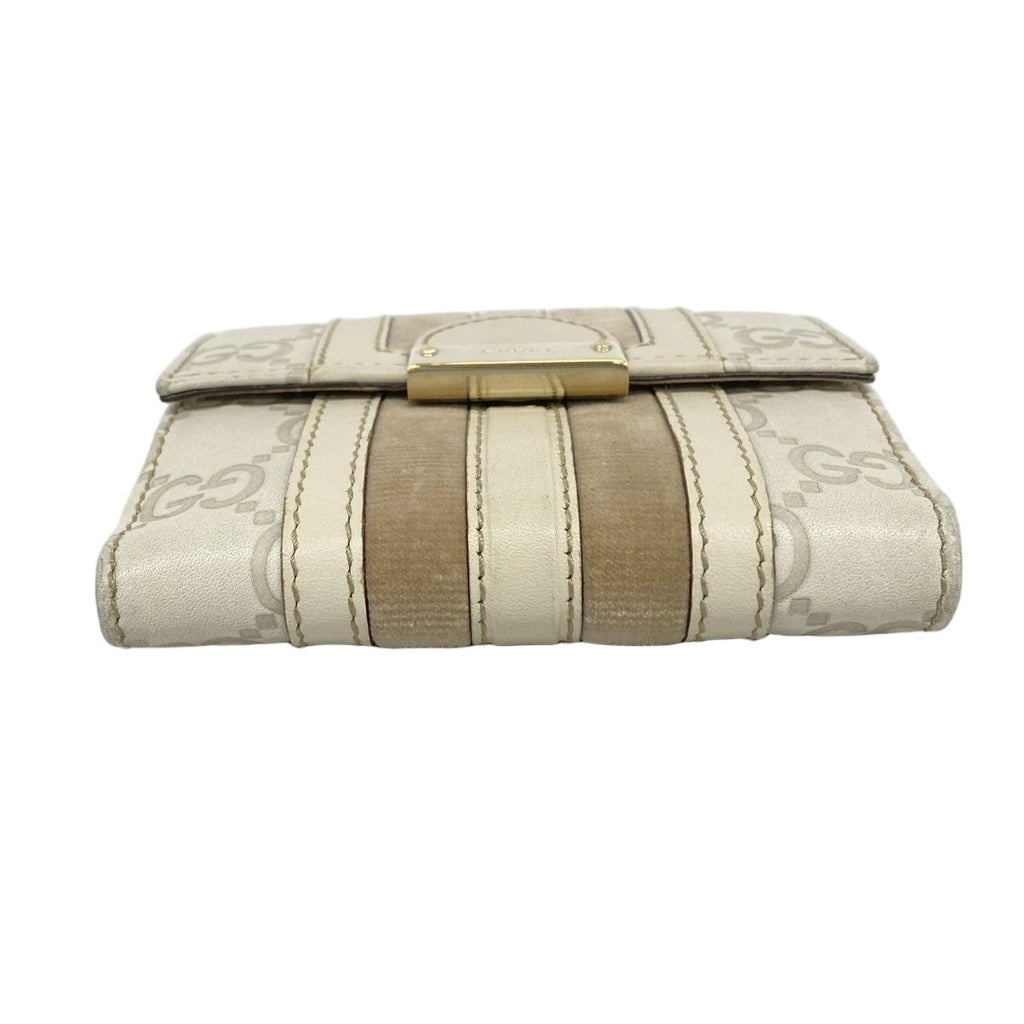 Gucci Wallet Guccissima Leather Beige Gold — view 2