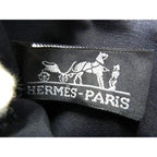 Hermes Wallet Fourre Tout Perth PM Navy Canvas Bifold Round — view 5