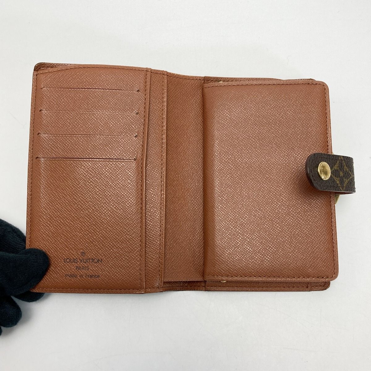 Louis Vuitton Monogram Porte Monnaie Viet Viennois Clasp Bifold Wallet — view 4