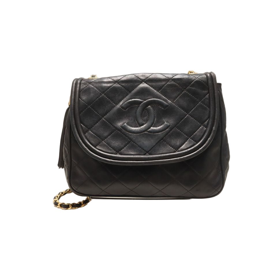 Chanel Quilted Lambskin Chain Shoulder
