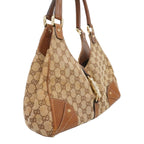 Gucci Handbag GG Canvas New Jackie Brown Gold — view 2