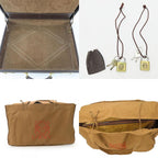 Loewe Business Bag Leather Brown Beige Gold Hardware Attache Case Hard — view 9