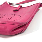 Hermes Shoulder Bag Evelyne TPM 16 Leather Rose Tillian Pink — view 6
