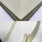 Yves Saint Laurent Shoulder Bag Ivory Flap Braided Leather — view 7
