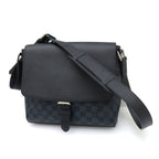 Louis Vuitton Damier Cobalt Newport Message Shoulder Bag Navy Blue