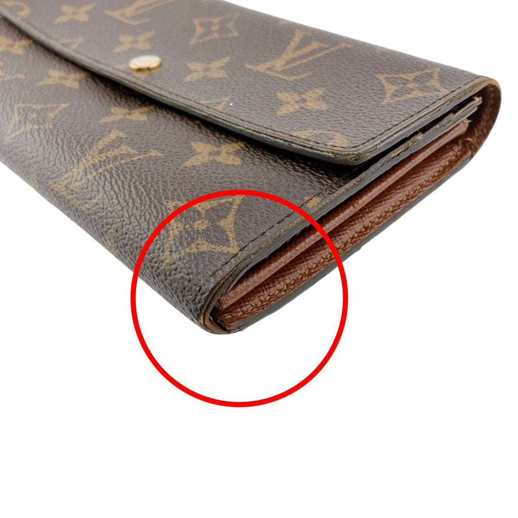 Louis Vuitton Monogram Long Wallet With Zipper Portefeuille-sarah — view 9