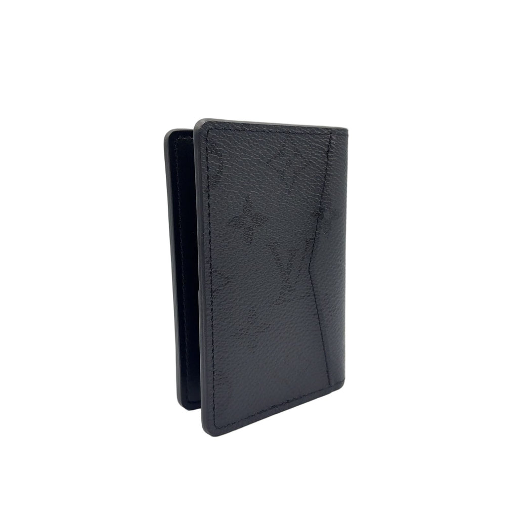 Louis Vuitton Midnight Organizer Poche Monogram Leather Black Card Case — view 2
