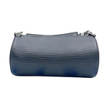 Louis Vuitton Handbag Soft Porochon PM Black Epi 2-Way Silver Hardw