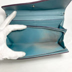 Christian Dior Foldable Long Wallet Light Blue — view 9