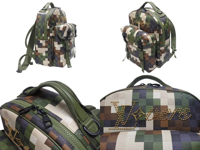 Louis Vuitton Motion Backpack Damoflage Canvas NIGO — view 3