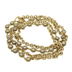 Chanel Chain Belt Vintage Gold Plated Rhinestone — view 2