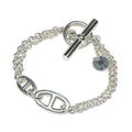Hermes Bracelet Chaine D'ancre New Farandole ST Silver