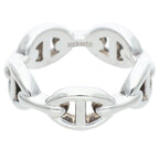 Hermes Chaine D'ancre Enchainee PM Silver Ring — view 2