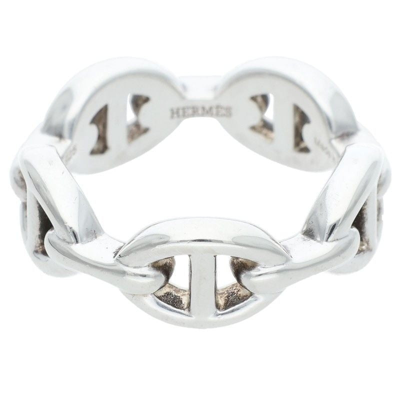 Hermes Chaine D'ancre Enchainee PM Silver Ring — view 2
