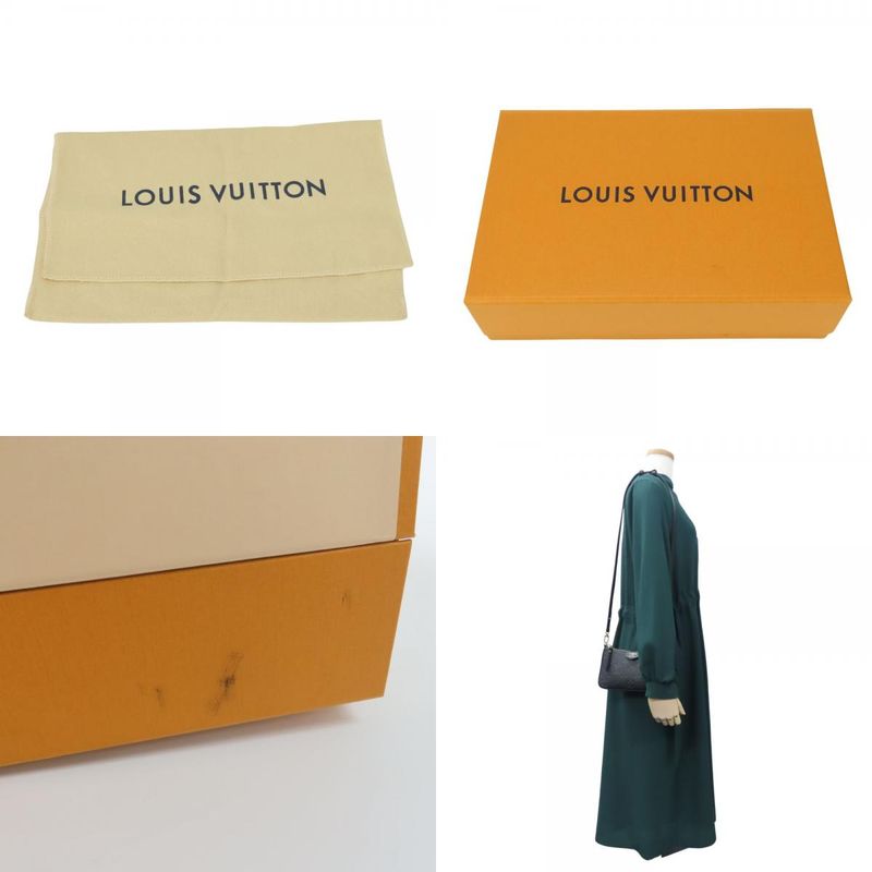 Louis Vuitton Extreme Shoulder Bag Easy Pouch Monogram Empreinte Noir — view 8
