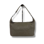 Bottega Veneta Intrecciato Leather Shoulder Bag Hobo Soho Gray — view 2