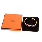 Hermes Charniere PM Bangle Metal Pink Gold Bracelet 0177 — view 3
