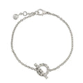 Hermes Finesse Diamond Bracelet 15.5 cm 18k WG White Gold